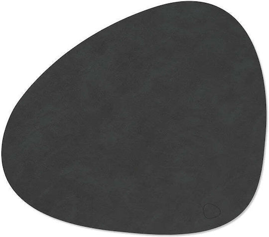 Lind Dna Platzdeckchen Künstliches Leder Schwarz 37x44cm 1Stück