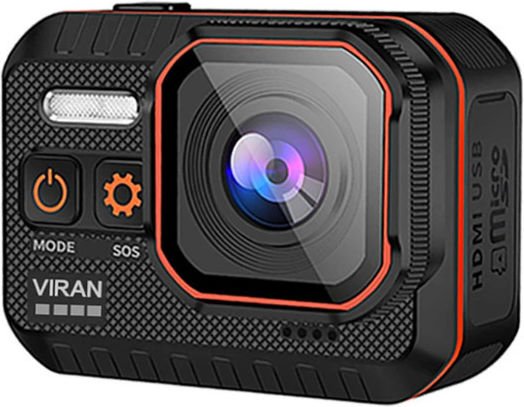Cerastes Action Camera 4K Ultra HD Υποβρύχια και Wi-Fi Μαύρη