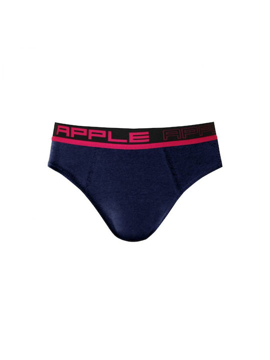 Apple Boxer 0210950 Men's Slip Dark Blue/Dark Blue/Fuchsia