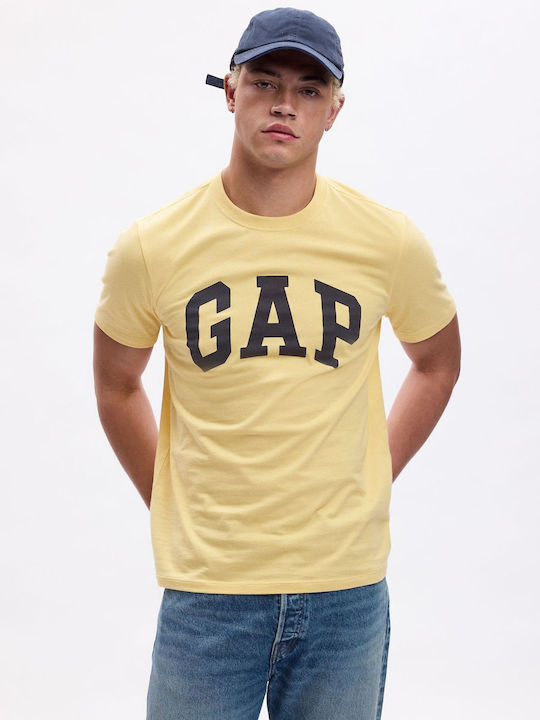 GAP Ανδρικό T-shirt Κοντομάνικο Chamois Yellow
