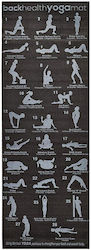Sportmann Saltea De Exerciții Yoga Neagră (173x61x0.6cm)