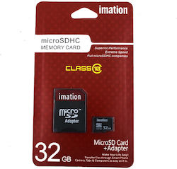 Imation microSDXC 32GB Class 10 with Adapter