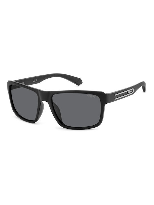 Polaroid Men's Sunglasses with Black Plastic Frame and Black Lens PLD2158/S 807/M9