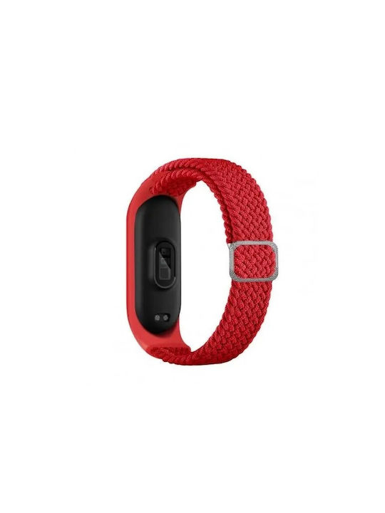 Universal Λουράκι Υφασμάτινο Κόκκινο (Huawei Band 4)