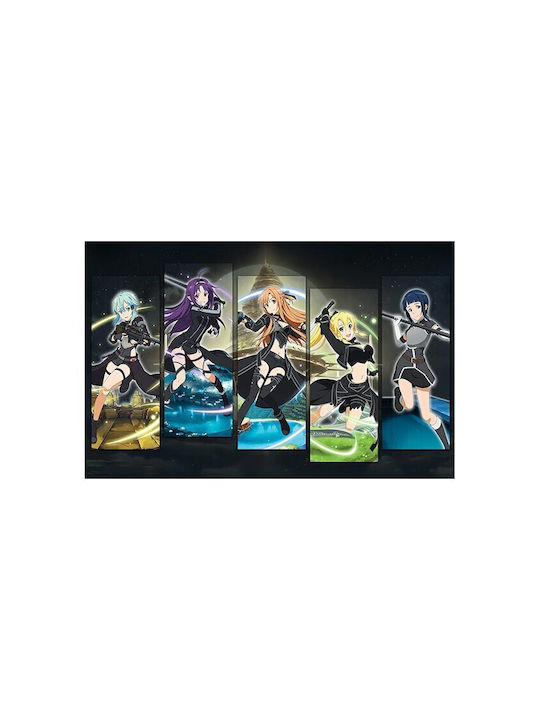 Walls Poster Suguha Kirigaya - Yuuki - Sachi - Sinon - Asuna 30x20cm