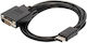 Digitus Cablu DVI-D - DisplayPort 2m Negru (AK-990900-020-S)