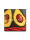 Walls Avocado Canvas Painting 40x50cm