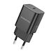 Borofone Charger Without Cable GaN with USB-C Port 30W Power Delivery Blacks (BN13 Safety)