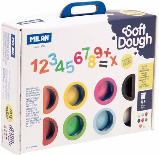 Milan Knete - Spiel für 3+ Jahre, 8 Stück