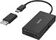 HAMA Хъб 2 Порта USB 2.0 с Връзка USB-A