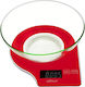 Optimum Optimum Wg-0016 Digitale Küchenwaage mit Eimer bis 5kg Rote