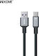WK USB 2.0 Cable USB Type-C Male to USB-A Black 1.2m
