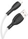 Borofone Regular USB 2.0 to micro USB Cable Λευκό 1m 1τμχ