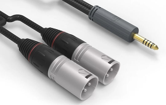 iFi Audio Cable 2 x XLR Male - 4.4mm Male Gray 1m IFI44MTOXLRCABLESE