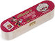 Erdbeeren Federmäppchen Zylinderförmig Beige