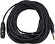 Bridgecable Kabel XLR-Stecker - 6,3mm Stecker Schwarz 3m TPC-004