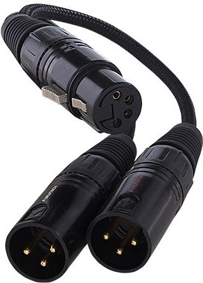 Furutech Furutech Adl Cable 2 x XLR male - XLR female Μαύρο 0.1m