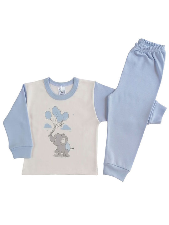 Bunny Bebe Pijama pentru copii Blue