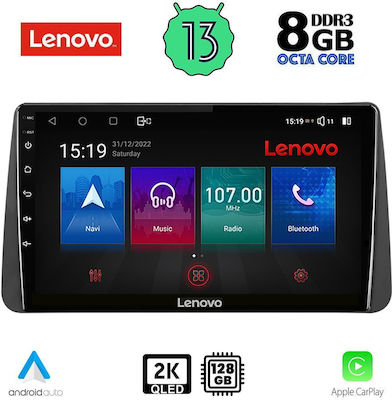 Lenovo Ηχοσύστημα Αυτοκινήτου για Fiat Tipo 2018-2023 (Bluetooth/USB/WiFi/GPS) με Οθόνη Αφής 9"