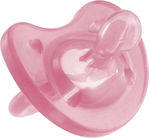 Chicco Orthodontischer Schnuller Silikon Physio Forma Soft Fantastische Liebe Pink für 0-6 Monate 1Stück