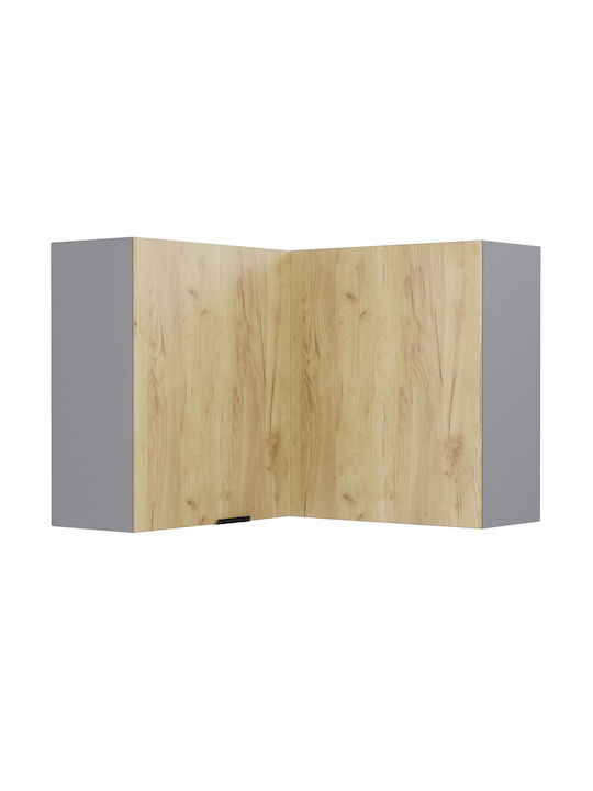 Craft Corner Cabinet Wall Golden Oak 60x32x72cm