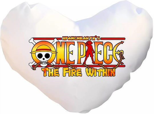 Takeposition Perna One Piece The Fire Alb 40x40 cm