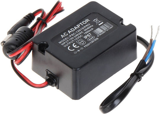 12v Dc 1.5 A Τροφοδοτικό Συστημάτων CCTV Μαύρο PSC-12015/PRO