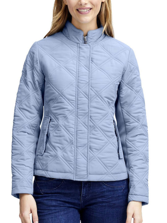 Fransa Kurz Damen Puffer Jacke für Winter Blue
