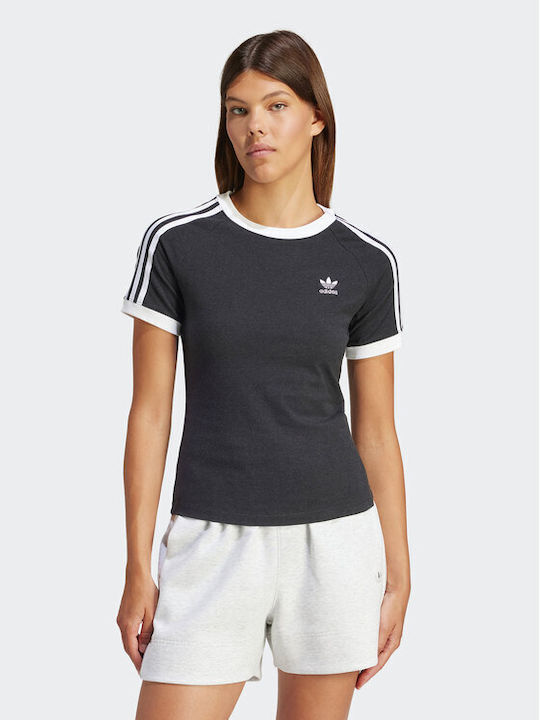Adidas 3-stripes Women's Athletic T-shirt Black