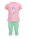 Trax Kinder Set mit Leggings Sommer 3Stück Pink