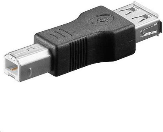 Microconnect Μετατροπέας USB-B male σε USB-A female 1τμχ