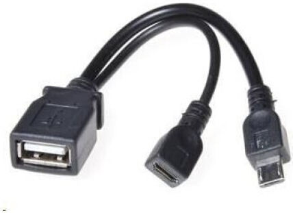 PremiumCord Convertor Micro USB Masculin În USB-A Feminin 1 Bucată Kur-18