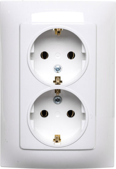 Kontakt-Simon Power Socket White 1pcs