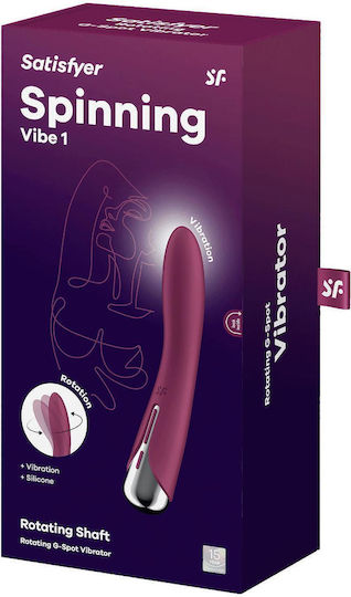 Satisfyer Spinning Vibe 1 Δονητής G-Spot 20cm Κόκκινος