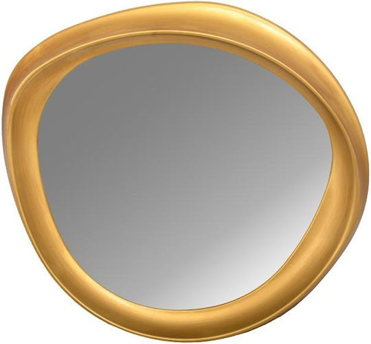 Fylliana Fl6112 Wandspiegel mit Gold Kunststoff Rahmen 57x57cm 1Stück