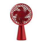 Lexon USB Office/Home Fan Red Wino