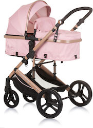 Chipolino Amore Adjustable 2 in 1 Baby Stroller Suitable for Newborn Flamingo