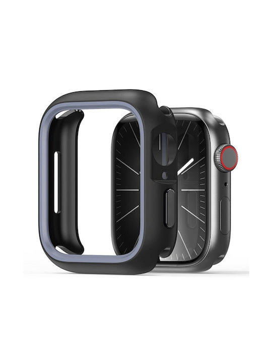 Hard Carcasă de Plastic în culoarea Negru pentru Apple Watch Series 7/8/9