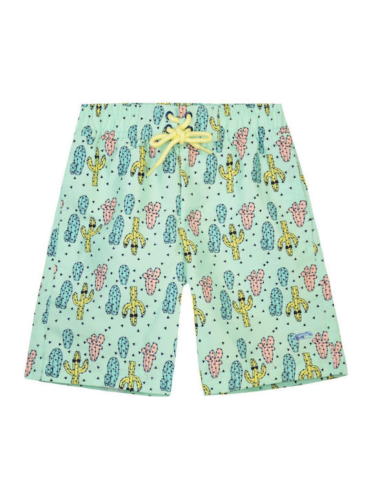Energiers Cactus Kids Swimwear Swim Shorts Mint