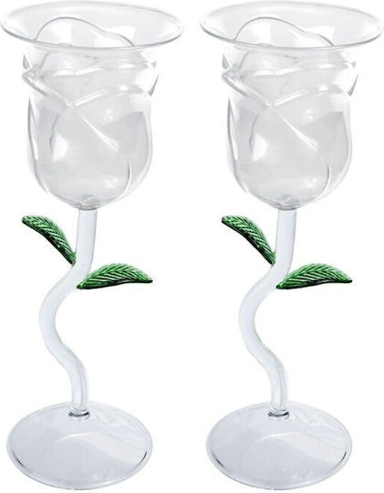 Mikamax Glass for Red Wine made of Glass in Pink Color Goblet