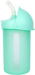 Boon Kids Water Bottle Silicone with Straw Green 270ml