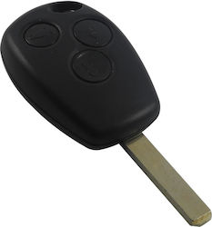 Dacia Car Key Shell with Blade with 3 Buttons Blade Va6 for Dacia