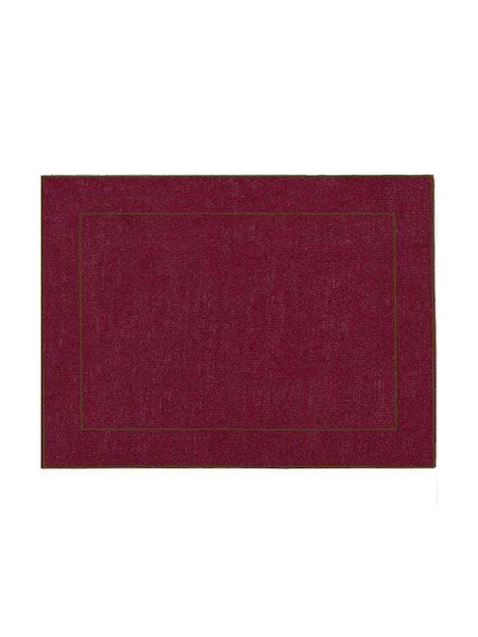 La Gallina Matta Platzdeckchen Stoff Rot 40x48c...