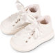 Babywalker White Baptism Fabric Sneakers