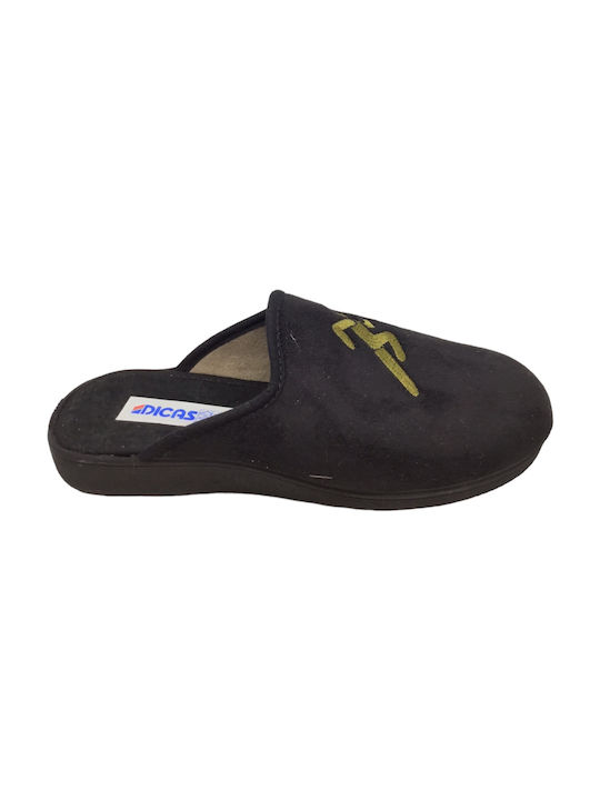 Dicas Men's Slipper Black