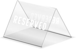 ArtGraphix Ταμπελάκι "Reserved" Π7xΥ10cm