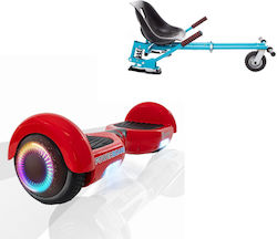 Smart Balance Wheel Regular Red PowerBoard PRO Blue Seat with Double Suspension Set Hoverboard με 15km/h Max Ταχύτητα και 15km Αυτονομία σε Κόκκινο Χρώμα με Κάθισμα