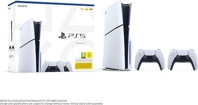 Sony PlayStation 5 Slim 1TB cu al doilea DualSense (Pachet Oficial)