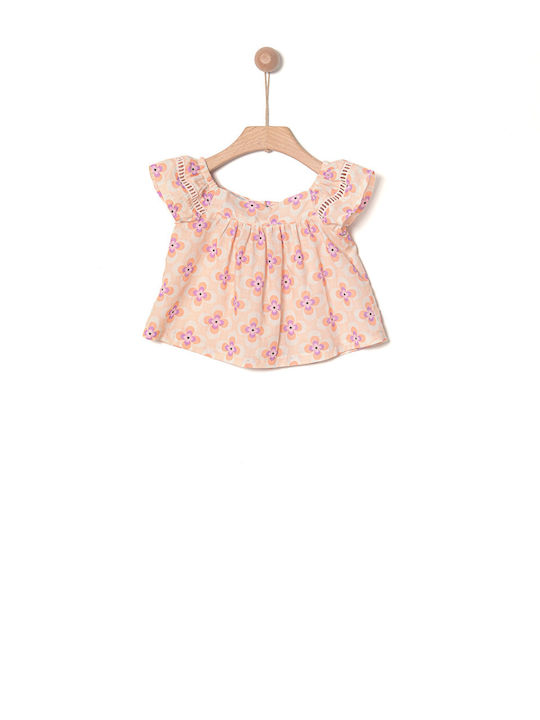 Yell Oh! Kids Blouse Short Sleeve Pink