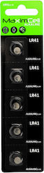 Maximcell Αλκαλικές Μπαταρίες LR41 1.5V 5τμχ Maximcell Αλκαλικές Μπαταρίες LR41 1.5V 5τμχ